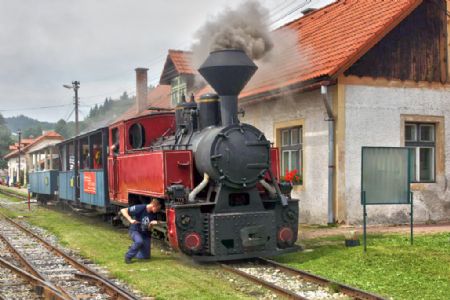 Před odjezdem na Dobroč, Autor: Karel Pryl