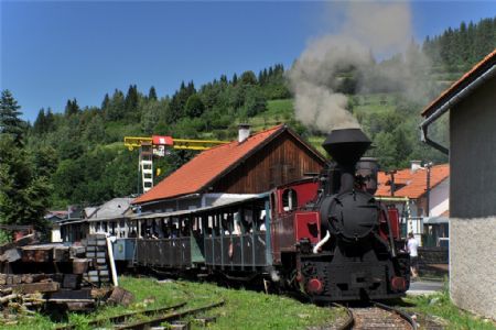 Rešica je připravena k odjezdu z Čierneho Balogu do Vydrova, Autor: David Holbík