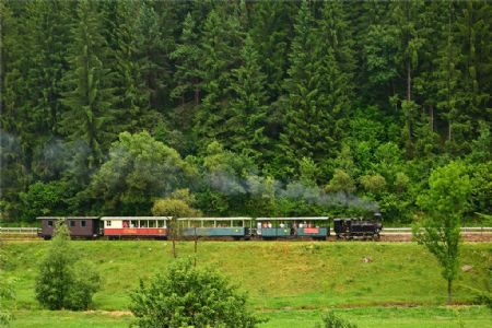 Boční pohled na “Storočný drevorubačský vlak“ , Autor:Radim Škopec